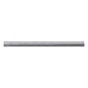 Grandis 0.6 in. x 12 in. Cloud Gray Marble Polished Pencil Liner Tile Trim (0.5 sq. ft./case) (10-pack)