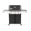 Weber Genesis E-315 3-Burner Liquid Propane Gas Grill in Black with Cast-Iron Grates 1500010