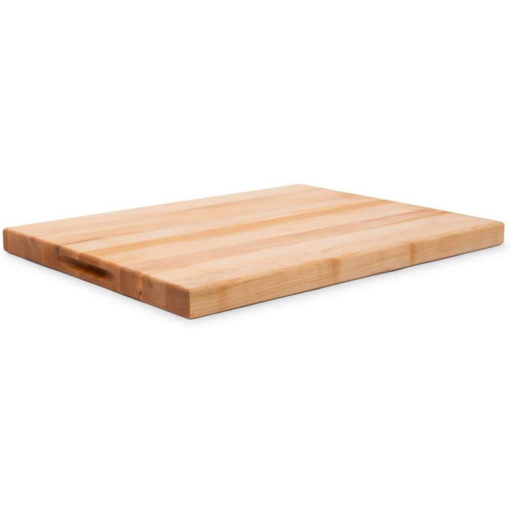 John Boos Large Maple Wood Cutting Board with Juice Groove