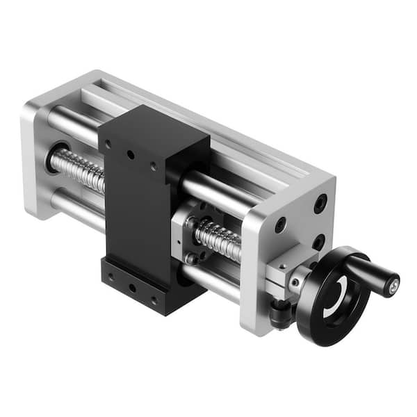 Linear Stage Actuator, Double Optical Axis, 100 mm Effective Stroke, Ball Screw CNC Linear Motion Guide Rail