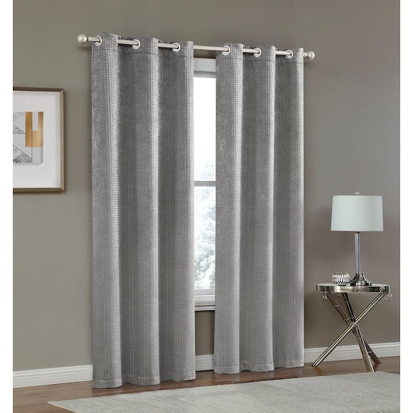 Grommet Panel Pair Blackout Curtains, 76 Inch Long Shower Curtain
