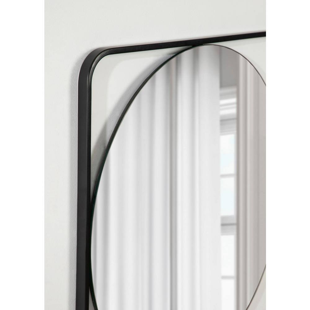 27" Square Silver Iron Vanity Wall Mirror