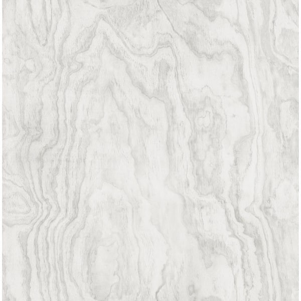 Ashley Stark Grey Sloane Wood Vinyl Peel and Stick Wallpaper