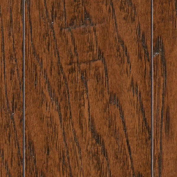 Distressed Barrett Hickory 3/8 in.T x 3-1/2 in. 6-1/2 in. W Varying Length Click Lock Hardwood Floor (26.25 sq.ft./case)