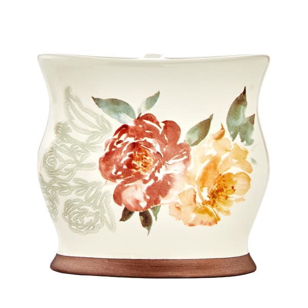 Saturday Knight Holland Floral Free Standing Toothbrush Holder in Natural