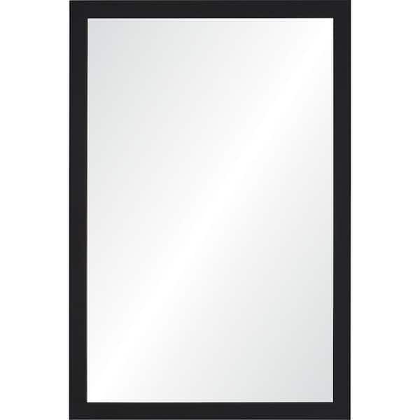 NOTRE DAME DESIGN Sallina Rectangular Black Framed Mirror (35.5 in. H x 23.5 in. W)