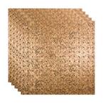 Minidome 2 ft. x 2 ft. Cracked Copper Lay-In Vinyl Ceiling Tile (20 sq. ft.)