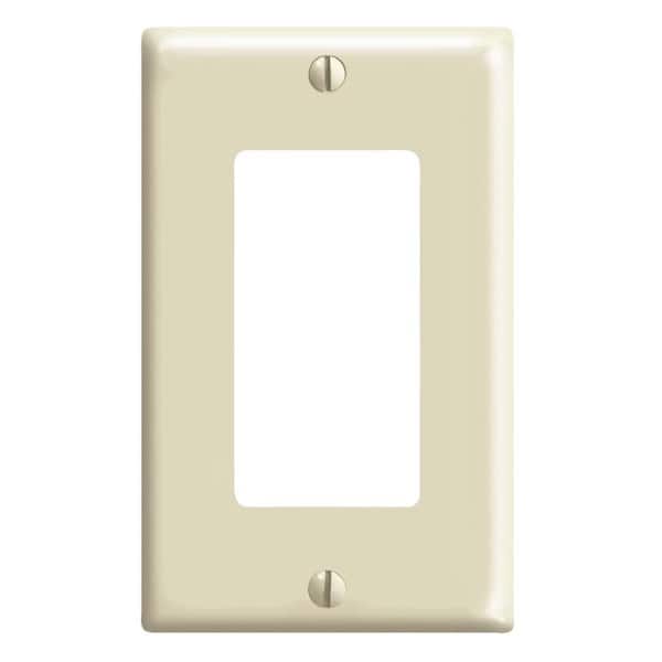 Reviews For Leviton Decora 1 Gang Wall Plate Ivory Pg The Home Depot - Decora Wall Plates Home Depot