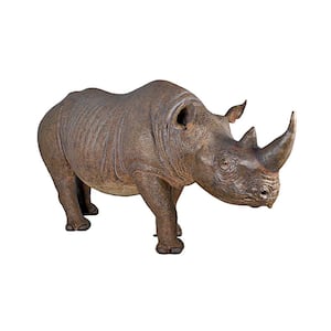 61.5 in. H Rhinoceros Life Sized Statue