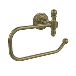 Allied Brass Prestige Regal Collection European Style Single Post Toilet  Paper Holder in Antique Brass PR-24E-ABR - The Home Depot