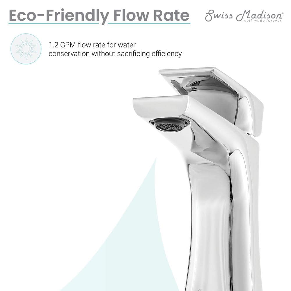 Monaco Chrome Single-Handle Bathroom Faucet