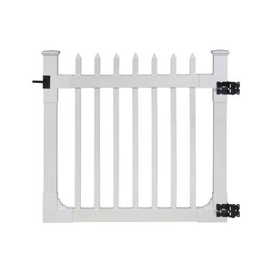 Vinyl Fence Gates Vinyl Fencing The Home Depot