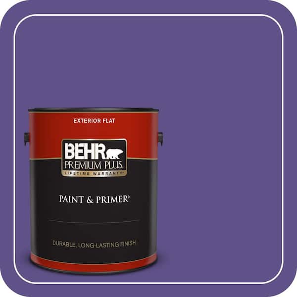 BEHR PREMIUM PLUS 1 gal. #P560-7 Kings Court Flat Exterior Paint & Primer