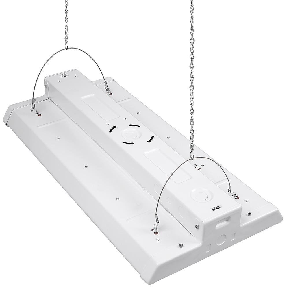 2-Foot White Aluminum LED High Bay Light with 5000K Daylight