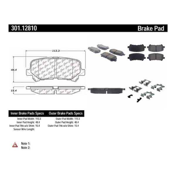 Centric Parts Disc Brake Pad Set