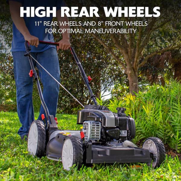 Murray - 21 in. 140 cc Briggs and Stratton Walk Behind Gas Push Lawn Mower with Height Adjustment and Prime 'N Pull Start