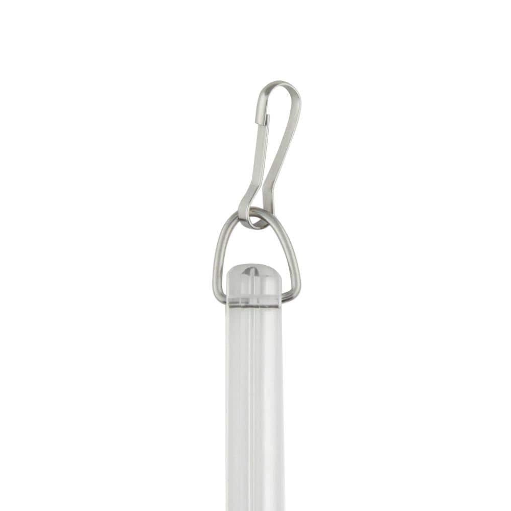 48 in. Fluted Clear PVC Baton with Metal Snap price history on PriceWatchPro