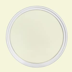 36 in. x 36 in. Round White 4-9/16 in. Jamb 3-1/2 in. Interior Trim Geometric Aluminum Clad Wood Window