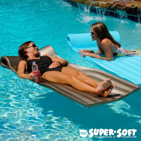 TRC Recreation Serenity 70 Foam Raft Lounger Pool Float Mat