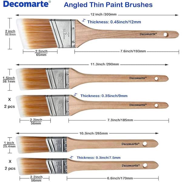 Nicpro 36pcs Paint Brush Set, Professional Paintbrushes - View #8