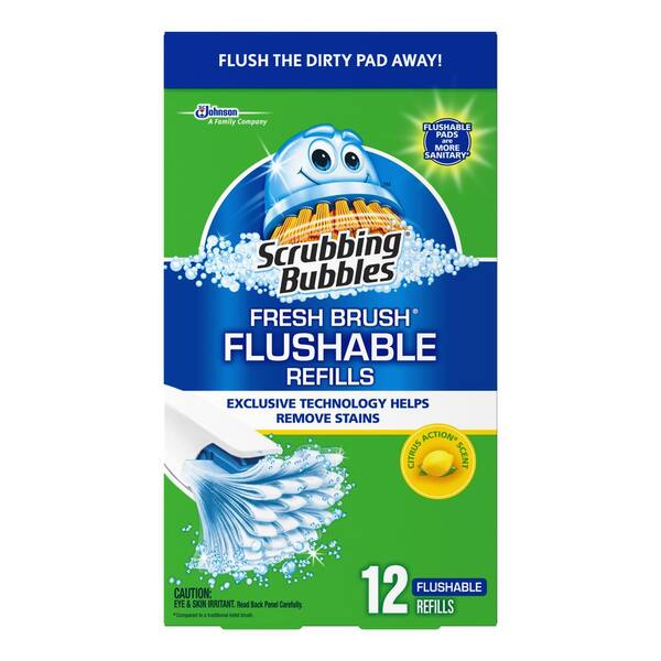 Scrubbing Bubbles 12 count Fresh Brush Flushable (Case/12)