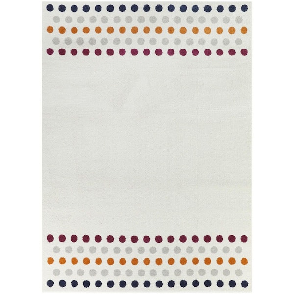 BALTA Dots Magenta 5 ft. 3 in. x 7 ft. Dots Area Rug