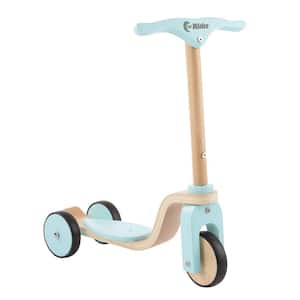 3-Wheel Wooden Kick Scooter