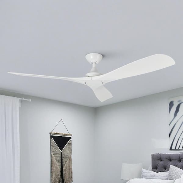 Parrot Uncle 52 in. Indoor/Outdoor Modern Matte White