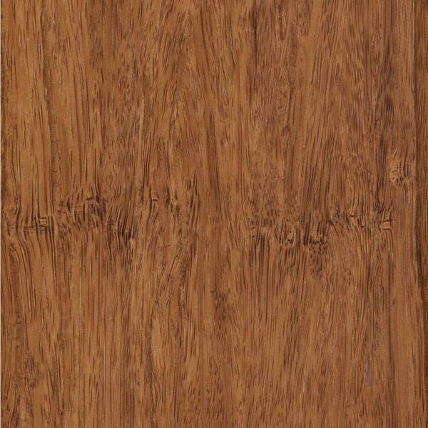 Home Legend Take Home Sample - Strand Woven Toast Solid Bamboo Flooring - 5 in. x 7 in.