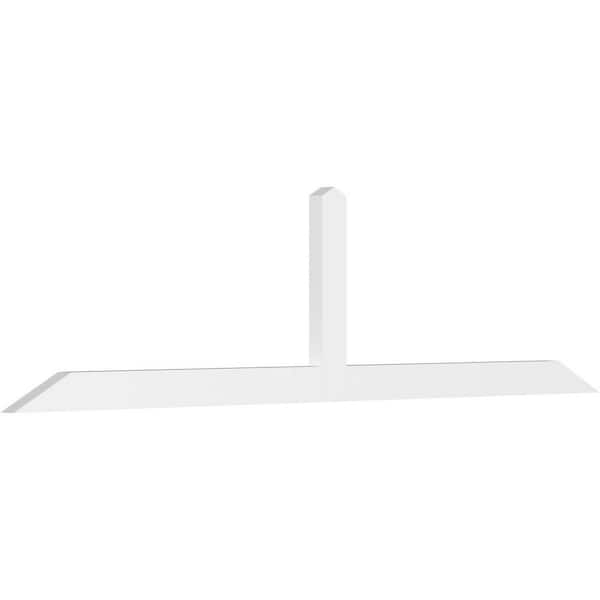 Ekena Millwork Portland 96 in. W x 24 in. H x 2 in. D Signature Polyurethane Bracket