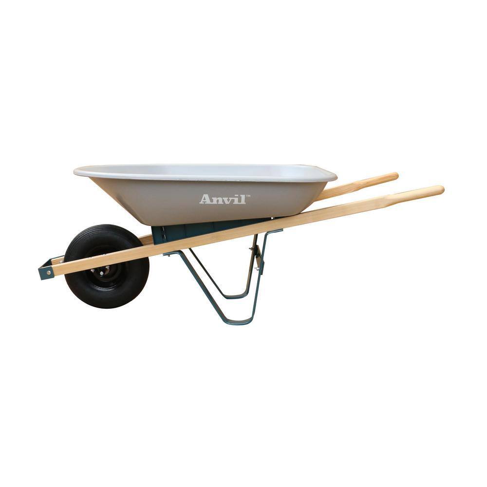 Anvil 4 cu. ft. Plastic Wheelbarrow 4CUwheelbarrow The Home Depot