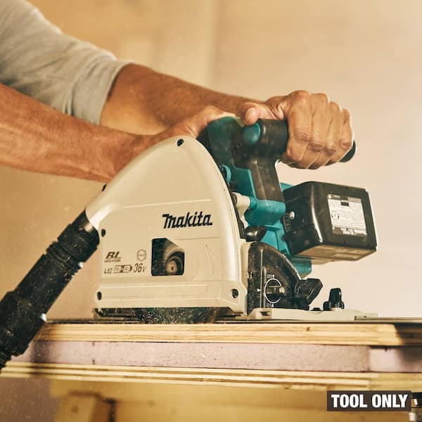 18V X2 LXT Lithium-Ion (36V) Brushless Cordless 6-1/2 in. Plunge Circular Saw (Tool Only) with 55T Carbide Blade
