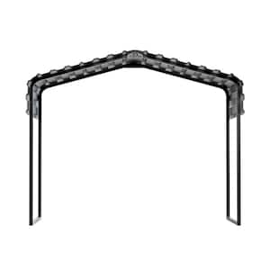 10 ft. W x 6 ft. D x 7 ft. H Eggshell Galvanized Steel Carport, Car Canopy and Shelter