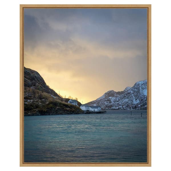 Amanti Art The Morning Glow II by Danny Head 23 in. W x 28 in. H. Canvas Wall Art Print Framed in Brown