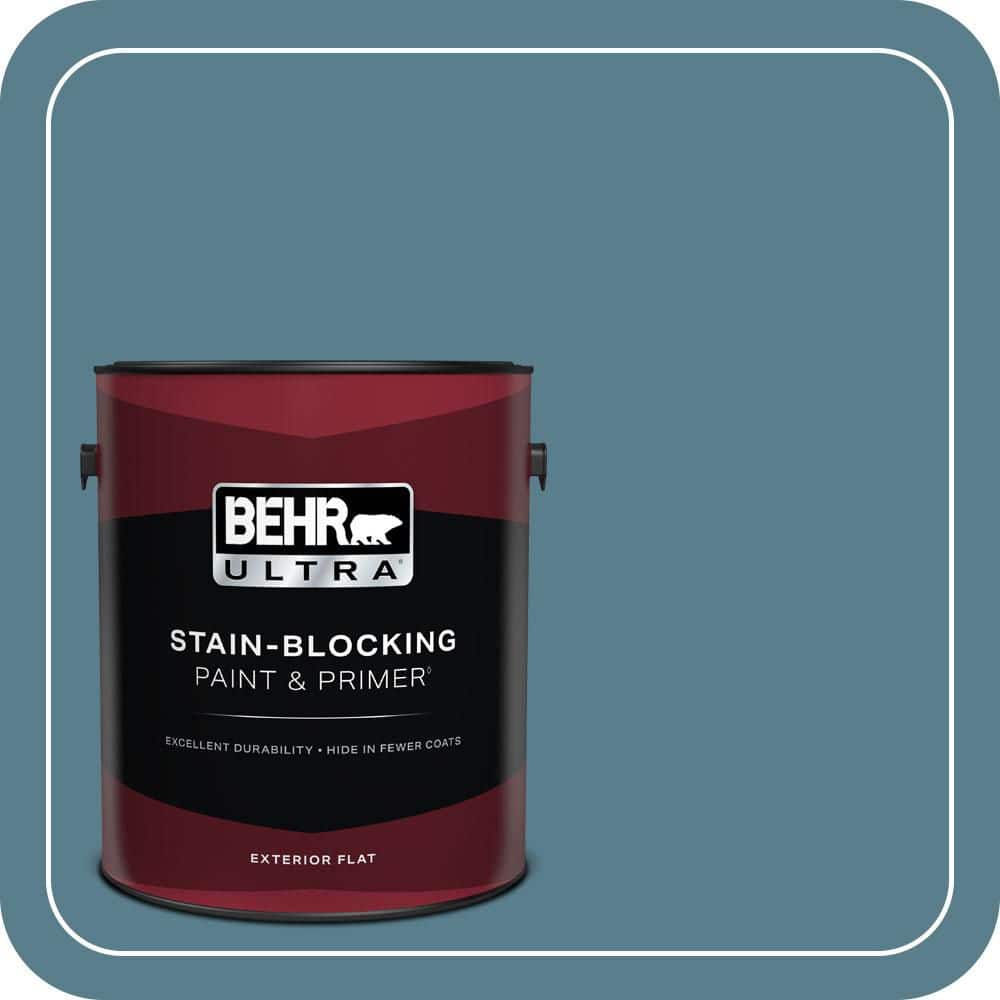 1 gal. Home Decorators Collection #HDC-FL14-11 Cotton Denim Flat Exterior Paint & Primer price history on PriceWatchPro