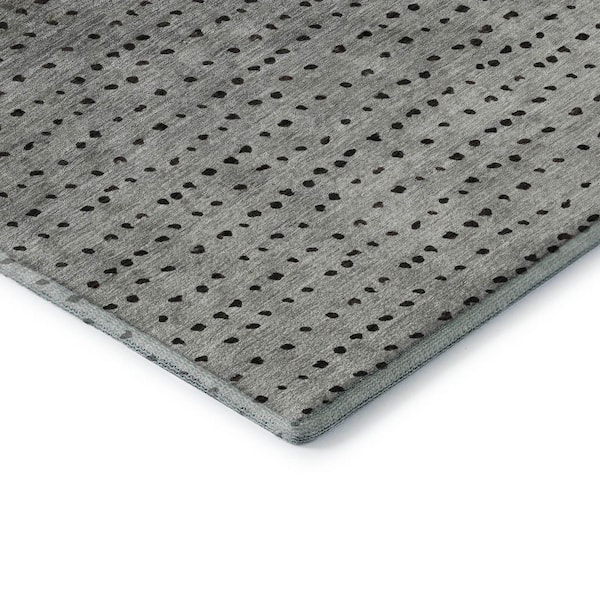 Mayfield Premium Machine Washable Abstract AMF2009 Paprika 9 ft. x 12 ft. Area Rug