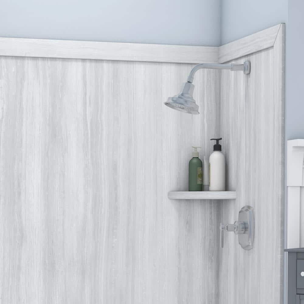 Silver Strata 60" x 32" x 60" Bathtub Surround Kit