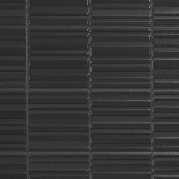 Ivy Hill Tile Newcastle Charcoal Black 7.87 in. x 15.74 in. Matte