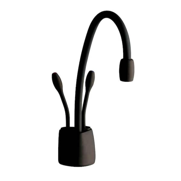 InSinkErator Indulge Contemporary Series 2-Handle 8.4 in. Faucet for Instant Hot & Cold Water Dispenser in Oil Rubbed Bronze