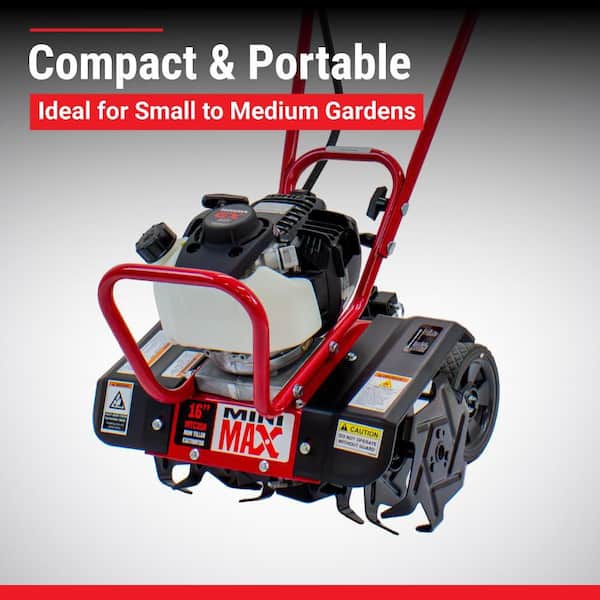 Maxim 16 in. 35cc Gas Mid Tine Tiller with Honda GX35 MTC35H - The