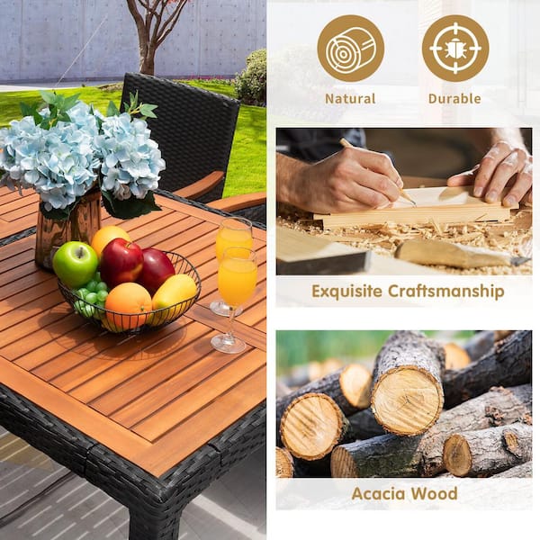 7-Piece Acacia Wood Cooking Utensils