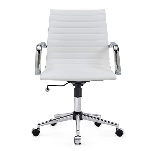 white and silver office chair