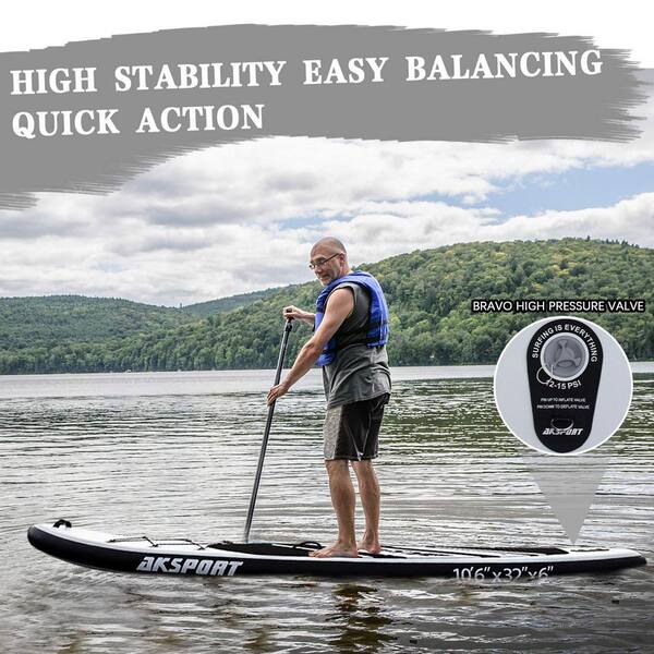 Misopily Premium 120 in. Black and White PVC Standup Inflatable