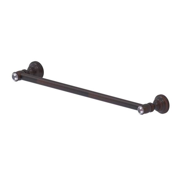 Allied Brass Carolina Crystal Collection 24 in. Towel Bar in