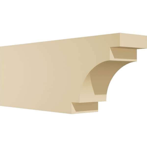 Ekena Millwork Standard Mediterranean 3 in. W x 6 in. H x 16 in. D Signature Urethane Rafter Tail Outlooker