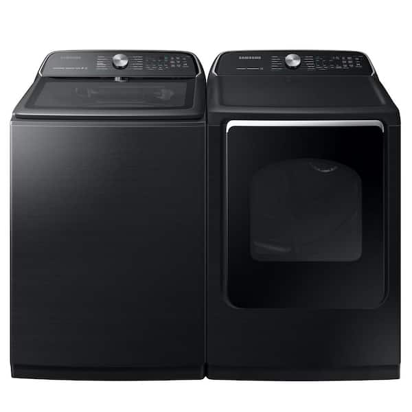 Samsung 7.4 cu. ft. 240-Volt Black Stainless Steel Electric Dryer