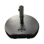 Noble House Mota 120.37 lbs. Concrete Patio Umbrella Base in Black 42183