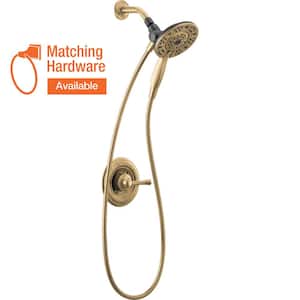 Chamberlain In2ition Single-Handle 4-Spray Shower Faucet in Champagne Bronze (Valve Included)