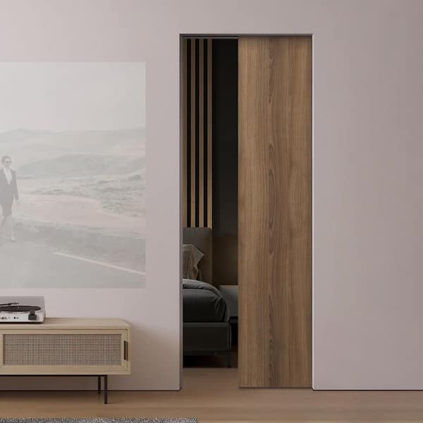 ★ジモティ割あり★  レンジボード ブラウン H180×D50×W80 クリーニング済み TJ2537 Front Door 802 Classic Front Wood Door Collections - Euro