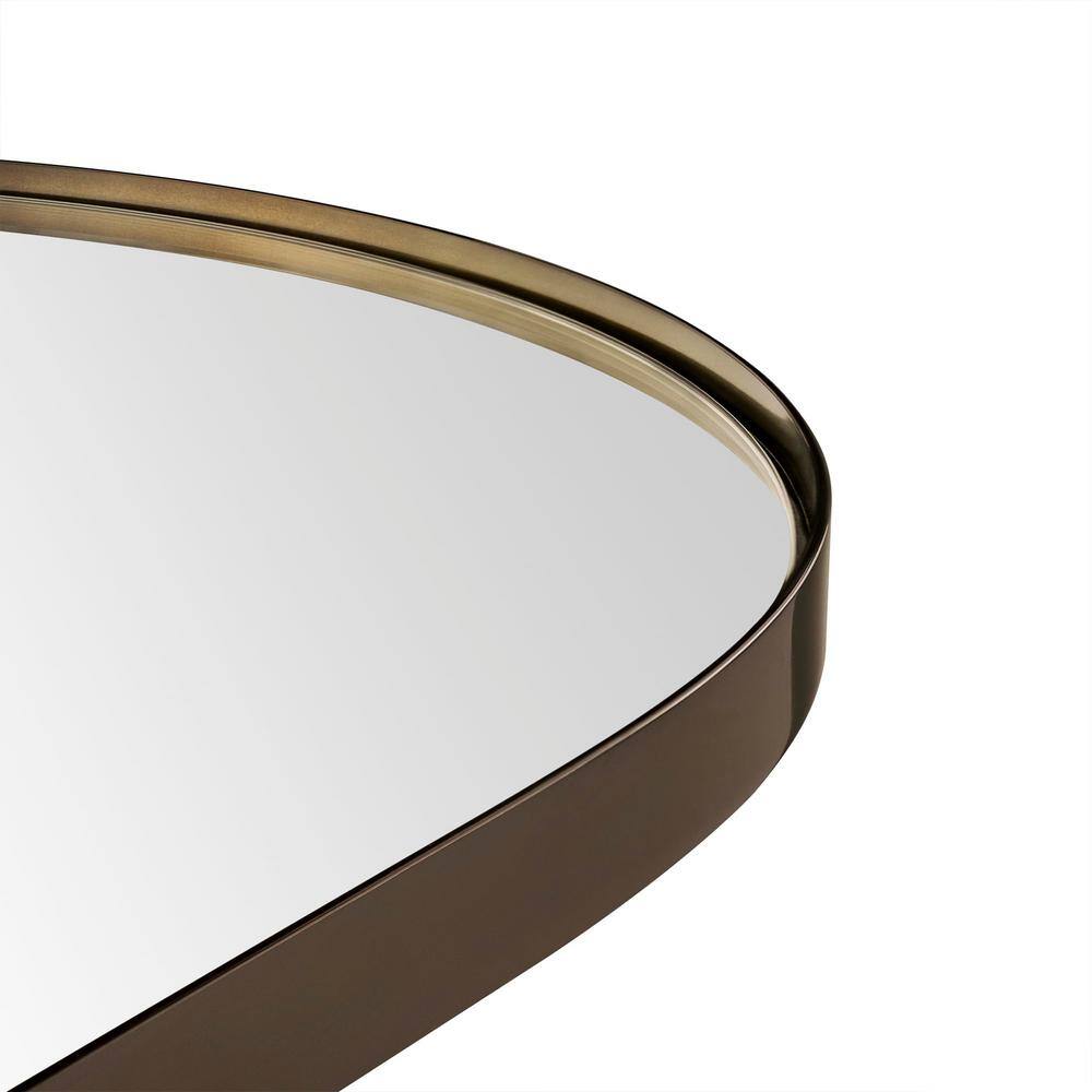 Oba Oil Rubbed Bronze Oval Metal Framed Bathroom Vanity Mirror